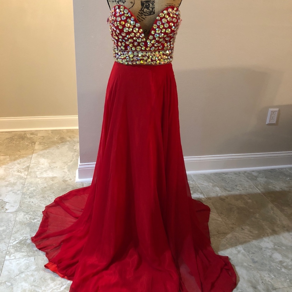 Blush prom by alexia gown